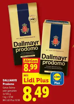 Lidl Dallmayr Prodomo Angebot