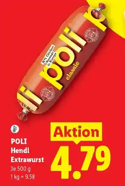 Lidl Poli Hendl Extrawurst Angebot