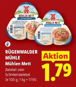 Lidl Rügenwalder Mühle Mühlen Mett Angebot