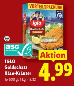 Lidl Iglo Goldschatz Käse-Kräuter Angebot