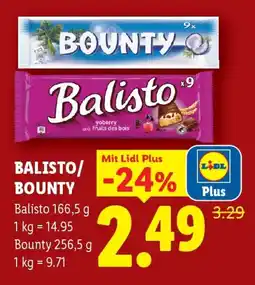 Lidl Balisto/Bounty Angebot