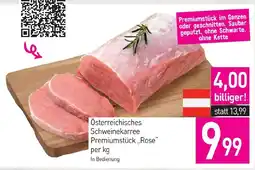Sutterlüty Österreichisches Schweinekarree Premiumstück „Rose“ Angebot