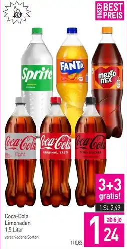 Sutterlüty Coca-Cola Limonaden Angebot
