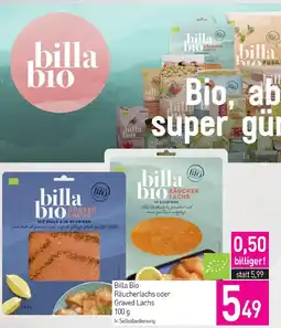 Sutterlüty Billa Bio Räucherlachs oder Graved Lachs Angebot
