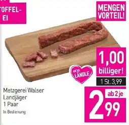 Sutterlüty Metzgerei Walser Landjäger Angebot