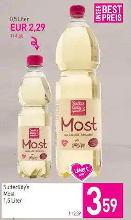 Sutterlüty Sutterlüty's Most Angebot