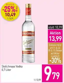 Sutterlüty Stolichnaya Vodka Angebot