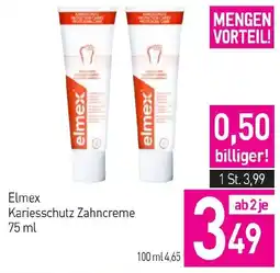 Sutterlüty Elmex Kariesschutz Zahncreme Angebot