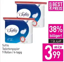 Sutterlüty Softis Toilettenpapier Angebot