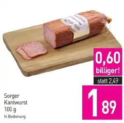 Sutterlüty Sorger Kantwurst Angebot