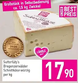 Sutterlüty Sutterlüty's Bregenzerwälder Schnittkäse würzig Angebot