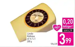 Sutterlüty Ländle Räbkäse Angebot