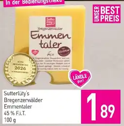 Sutterlüty Sutterlüty's Bregenzerwälder Emmentaler Angebot