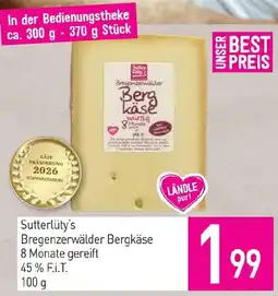 Sutterlüty Sutterlüty's Bregenzerwälder Bergkäse Angebot