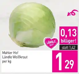 Sutterlüty Mahler Hof Ländle Weißkraut Angebot