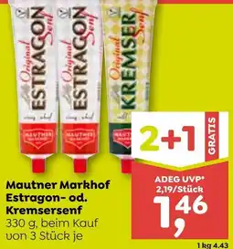 ADEG Mautner Markhof Estragon- od. Kremser senf Angebot