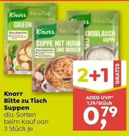 ADEG Knorr Bitte zu Tisch Suppen Angebot