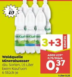 ADEG Waldquelle Mineralwasser Angebot