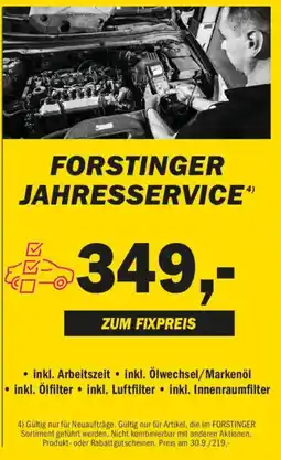 Forstinger Forstinger Jahresservice Angebot