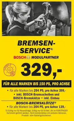 Forstinger Bosch-Bremsklötze Angebot