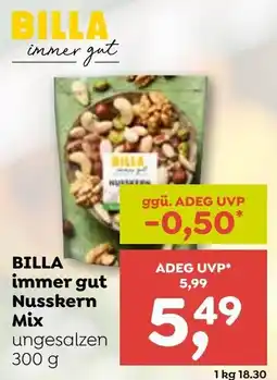 ADEG BILLA immer gut Nusskern Mix ungesalzen Angebot