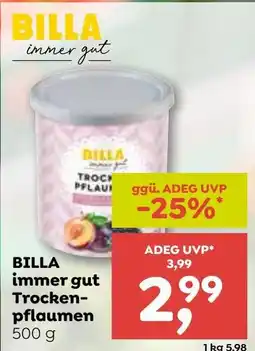 ADEG BILLA immer gut Trocken-pflaumen Angebot