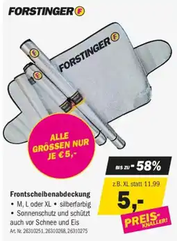 Forstinger Forstinger Frontscheibenabdeckung Angebot