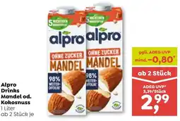 ADEG Alpro Drinks Mandel od. Kokosnuss Angebot