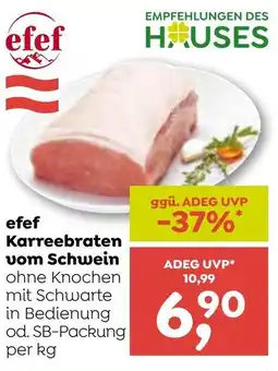 ADEG efef Karreebraten vom Schwein Angebot