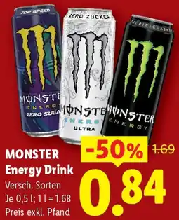 Lidl MONSTER Energy Drink Angebot