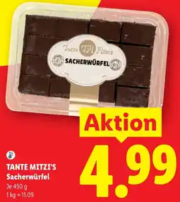 Lidl TANTE MITZI'S Sacherwürfel Angebot