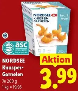 Lidl NORDSEE Knusper Garnelen Angebot