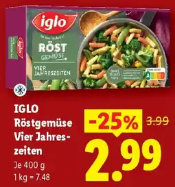 Lidl IGLO Röstgemüse Vier Jahreszeiten Angebot