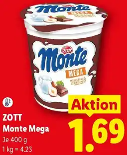 Lidl ZOTT Monte Mega Angebot