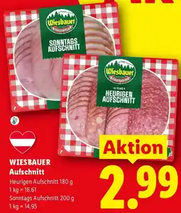 Lidl WIESBAUER Aufschnitt Angebot