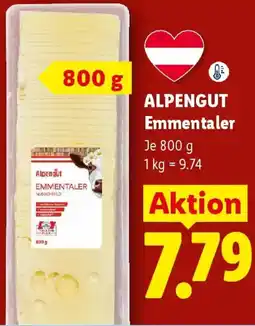 Lidl ALPENGUT Emmentaler Angebot