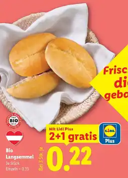 Lidl Bio Langsemmel Angebot