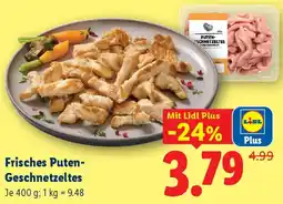 Lidl Frisches Puten Geschnetzeltes Angebot