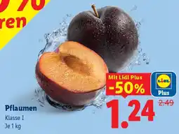 Lidl Pflaumen Angebot
