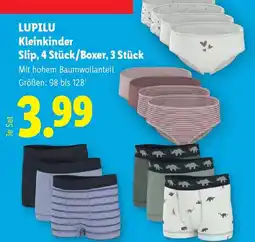 Lidl LUPILU Kleinkinder Slip, 4 Stück/Boxer, 3 Stück Angebot