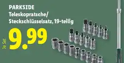 Lidl PARKSIDE Teleskopratsche/ Steckschlüsselsatz Angebot