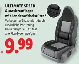 Lidl ULTIMATE SPEED Autositzauflieger mit Lendenwirbelstütze Angebot