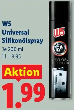 Lidl W5 Universal Silikonölspray Angebot