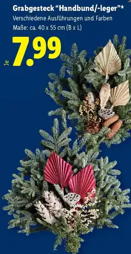 Lidl Grabgesteck "Handbund/-leger" Angebot
