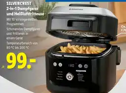 Lidl SILVERCREST 2-in-1 Dampfgarer und Heißluftfritteuse Angebot