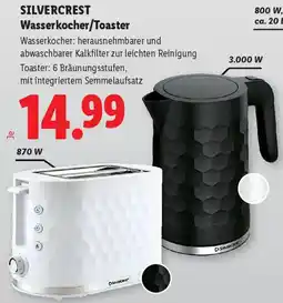 Lidl SILVERCREST Wasserkocher/Toaster Angebot