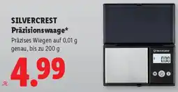 Lidl SILVERCREST Präzisionswaage Angebot