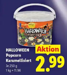 Lidl Halloween Popcorn Karamellisiert Angebot