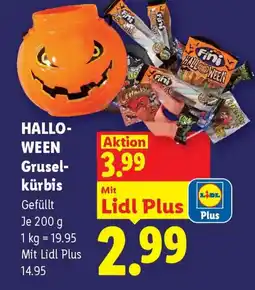 Lidl HALLOWEEN Grusel-kürbis Angebot