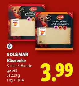 Lidl SOL&MAR Käseecke Angebot